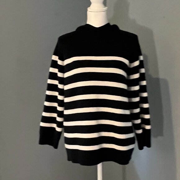 BOGO Zara Women's Striped Hoodie Sweater - Picture 11 of 12